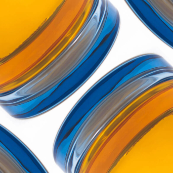 Paul Smith Duftkerze Daydreamer, Glasgefäss, gelb-blau, style